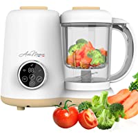 Los mejores  - Avec Maman - Baby Chef- Procesador de alimentos 4 en 1 para bebés - Vapor | Trituradora | Calienta biberones…